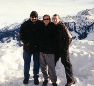 8. Myself, Dafnis Prieto, and Greg Ryan in the Alps   